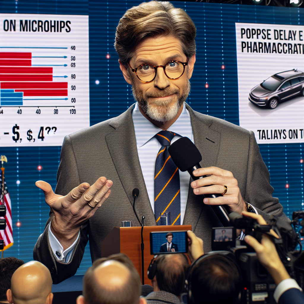 Trump Proposes Tariffs on Chips and Drugs, Considers Delaying Auto Duties