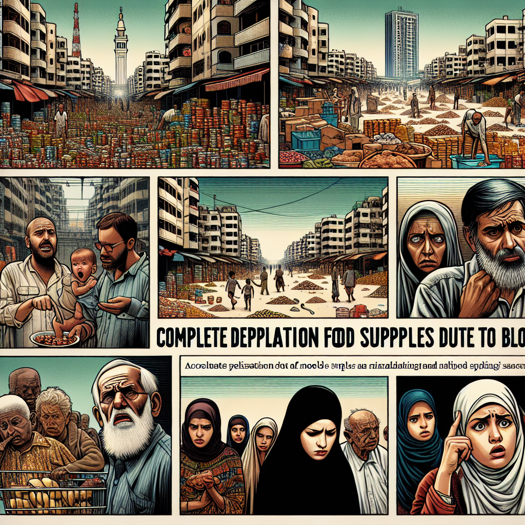 UN Reports Complete Depletion of Food Supplies in Gaza Due to Israeli Blockade