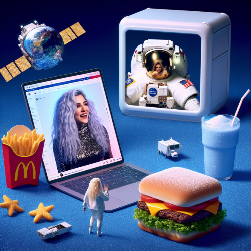 Wendy's Teases Katy Perry Following Blue Origin Journey