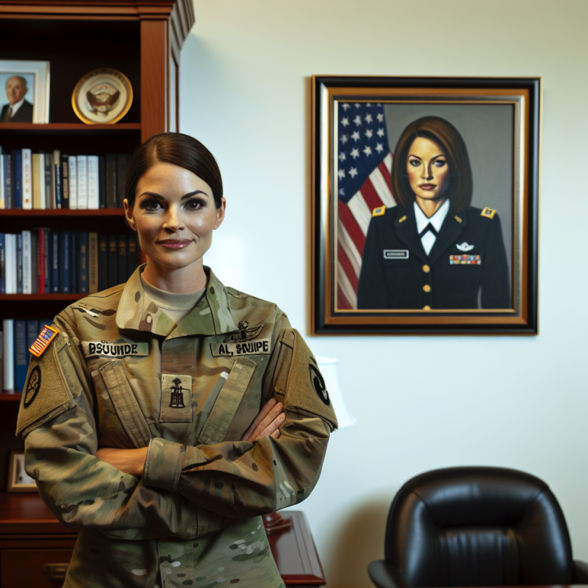 Wisconsin Training Base's First Female Commander Suspended After Trump Portrait Incident