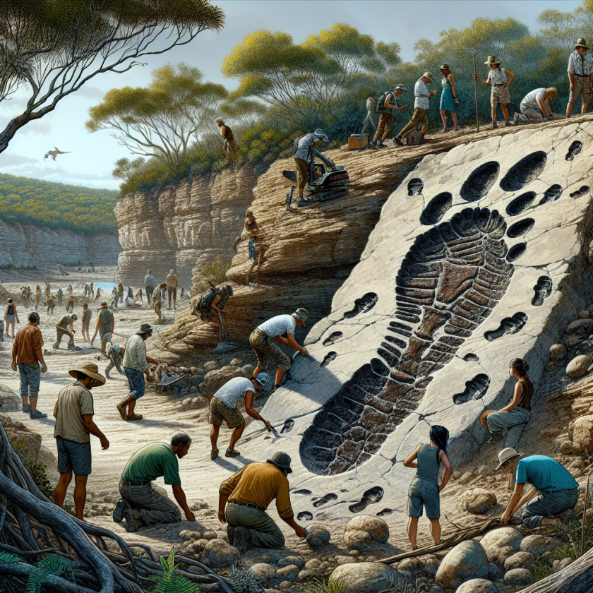 Ancient 355-Million-Year-Old Footprints Unearthed in Australia