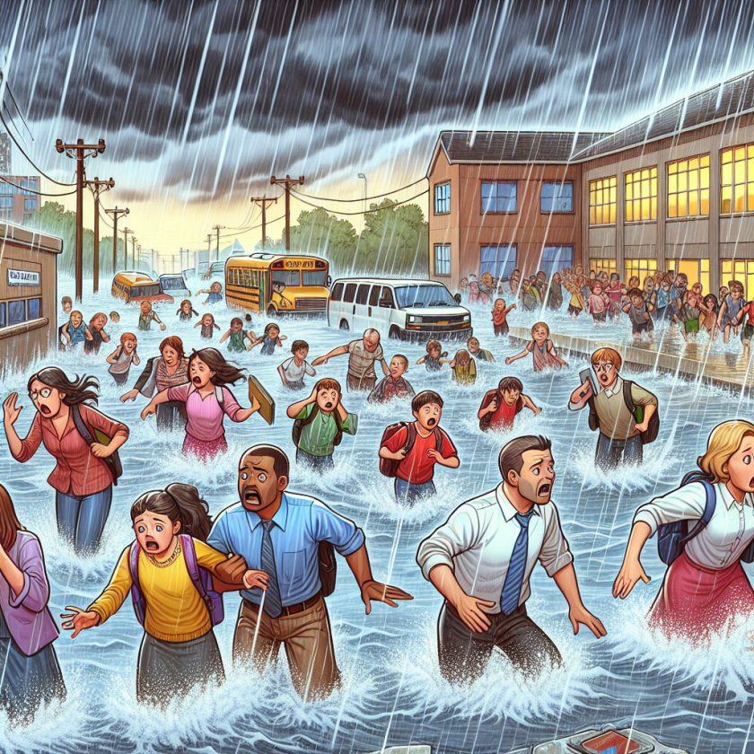 Elementary School Evacuated Due to Flash Flooding in Western Maryland