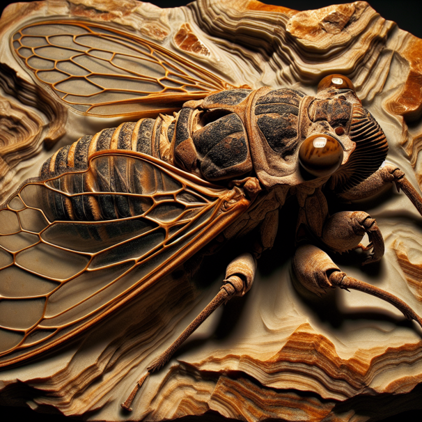 Exceptionally Detailed 47-Million-Year-Old Cicada Fossil Unearthed
