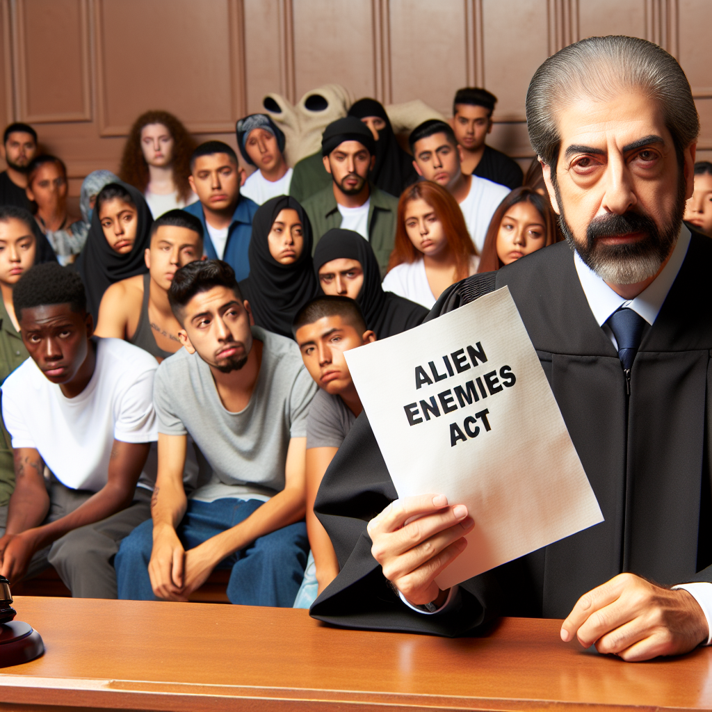 Federal Judge Approves Deportation of Venezuelan Gang Members Under Alien Enemies Act