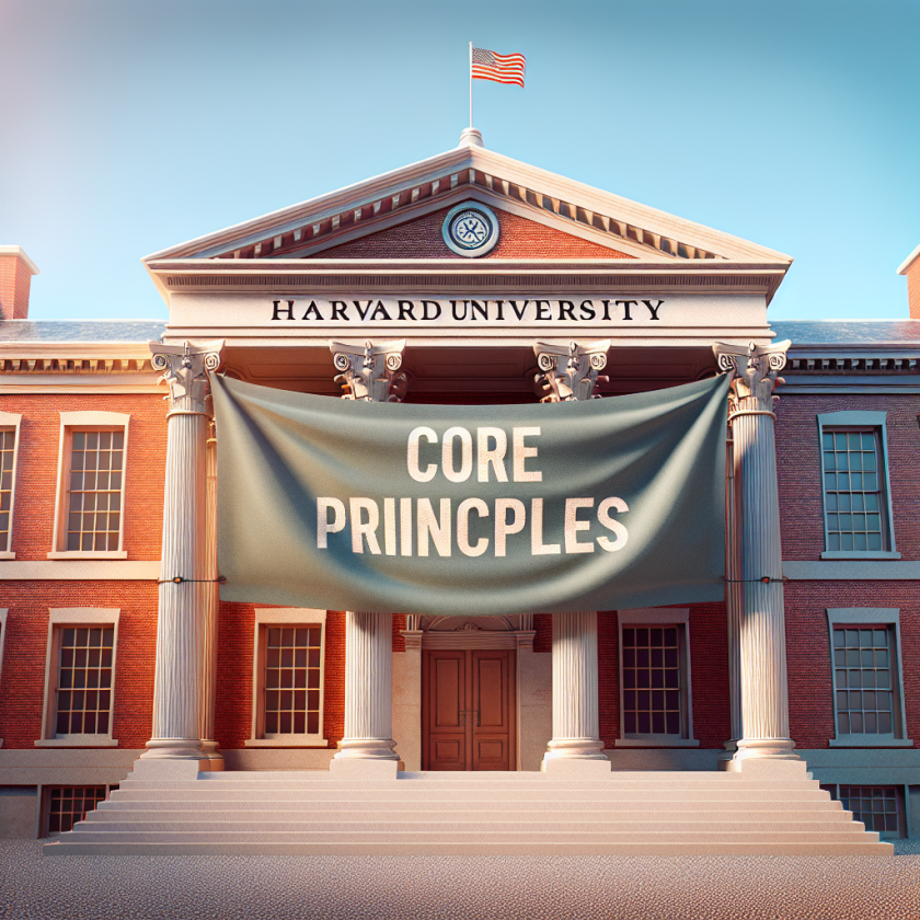 Harvard Upholds 'Core Principles' Amid Trump Challenges
