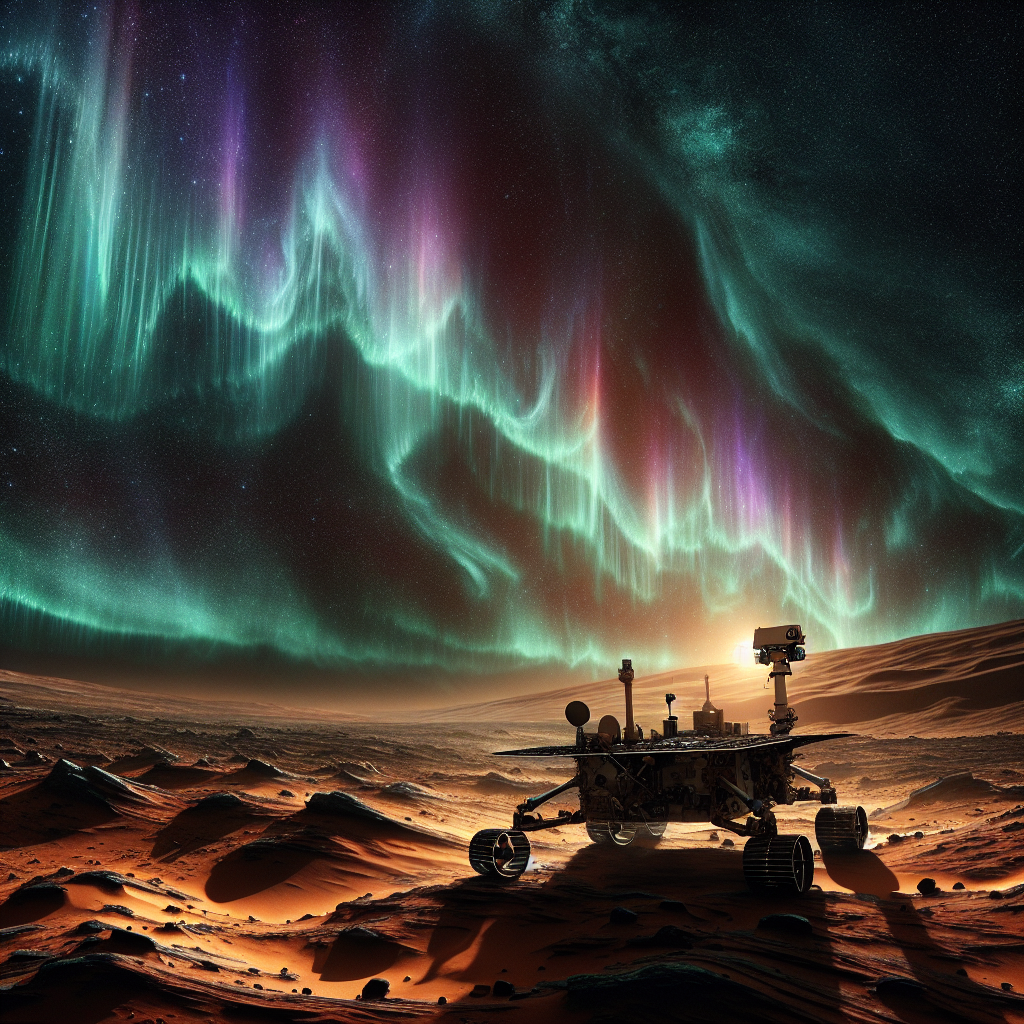 NASA Rover Captures First Visible Light Aurora on Mars