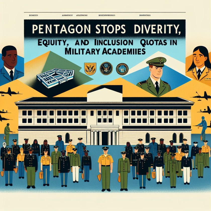 Pentagon Halts DEI Quotas in Military Academies