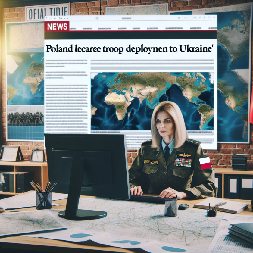 Poland Declares No Troop Deployment to Ukraine