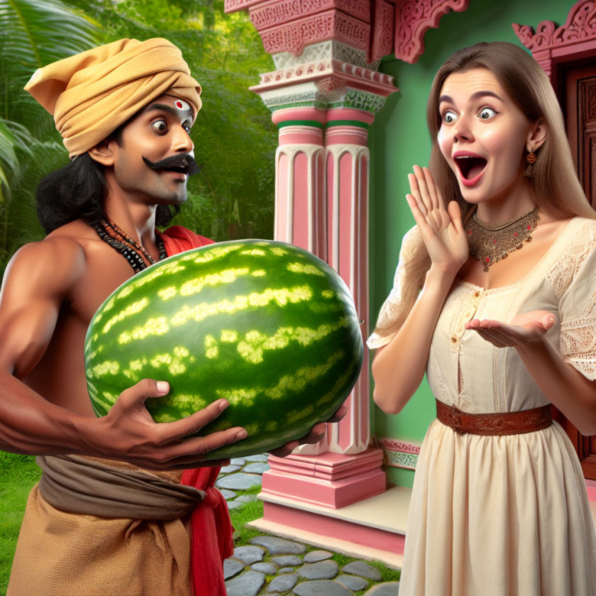 Polish Woman's Surprising Reaction to Quick Watermelon Delivery in India