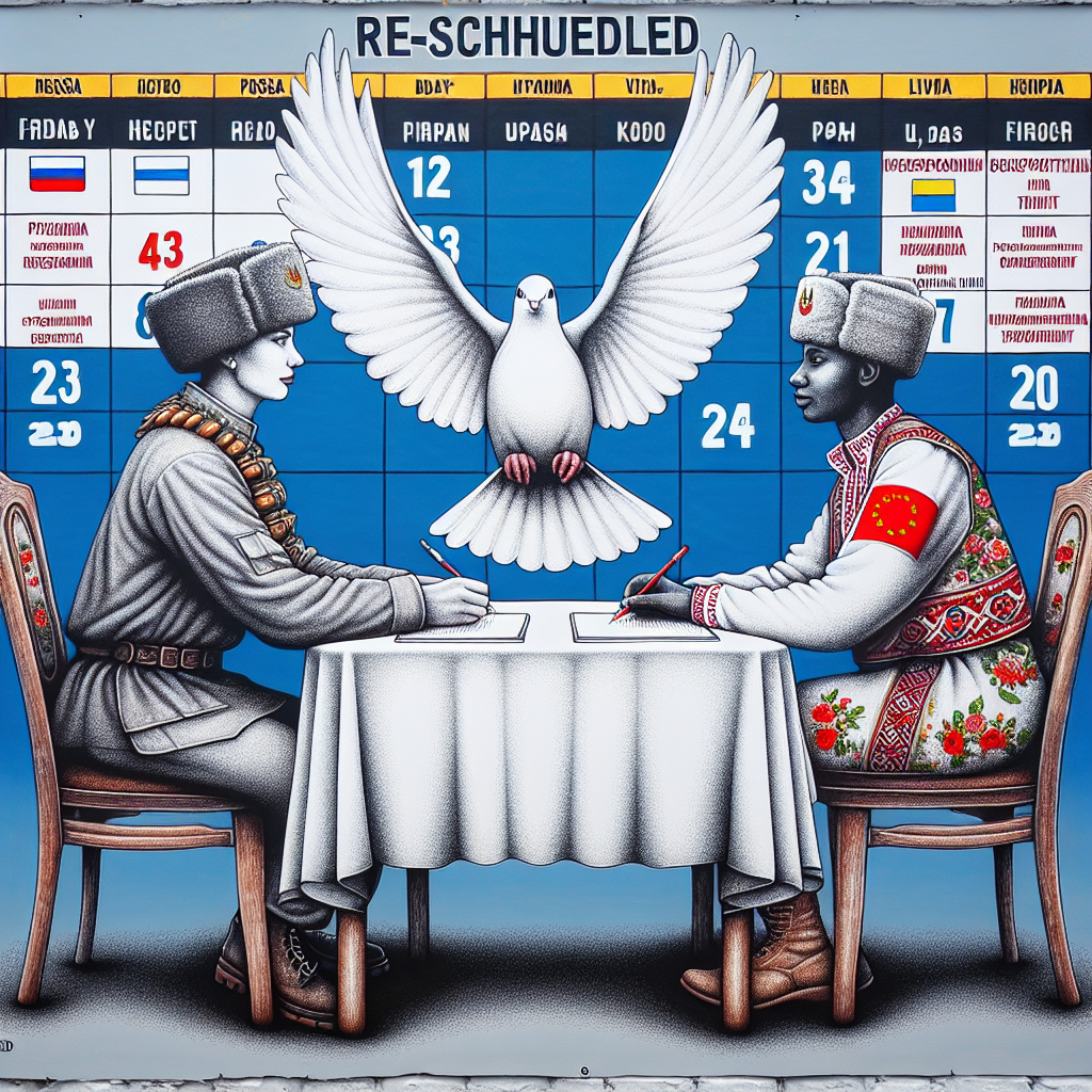 Russia-Ukraine Peace Talks Rescheduled for Friday: Live Updates