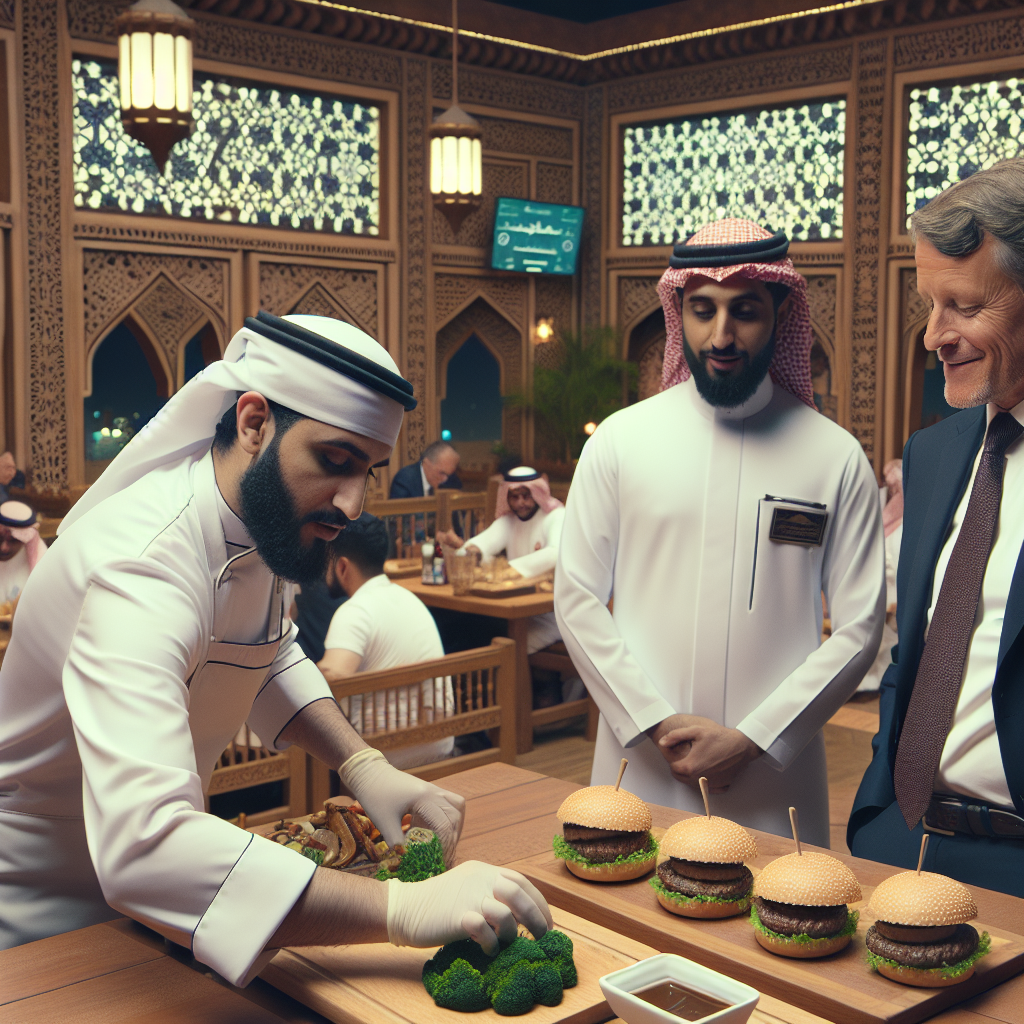 Saudis Serve Burgers to Impress Trump (VIDEO)
