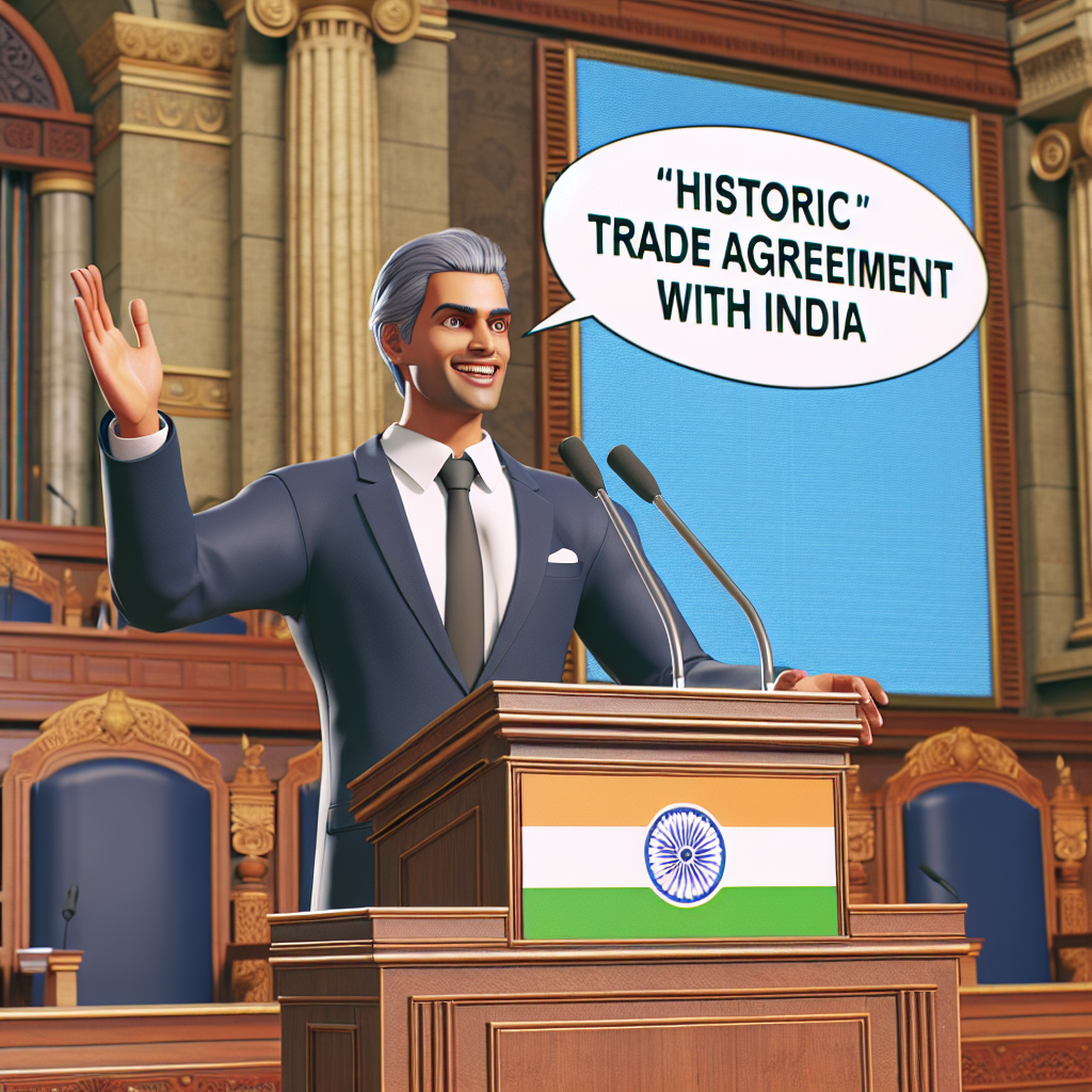 UK PM Keir Starmer Hails "Historic" Trade Agreement with India in Parliament