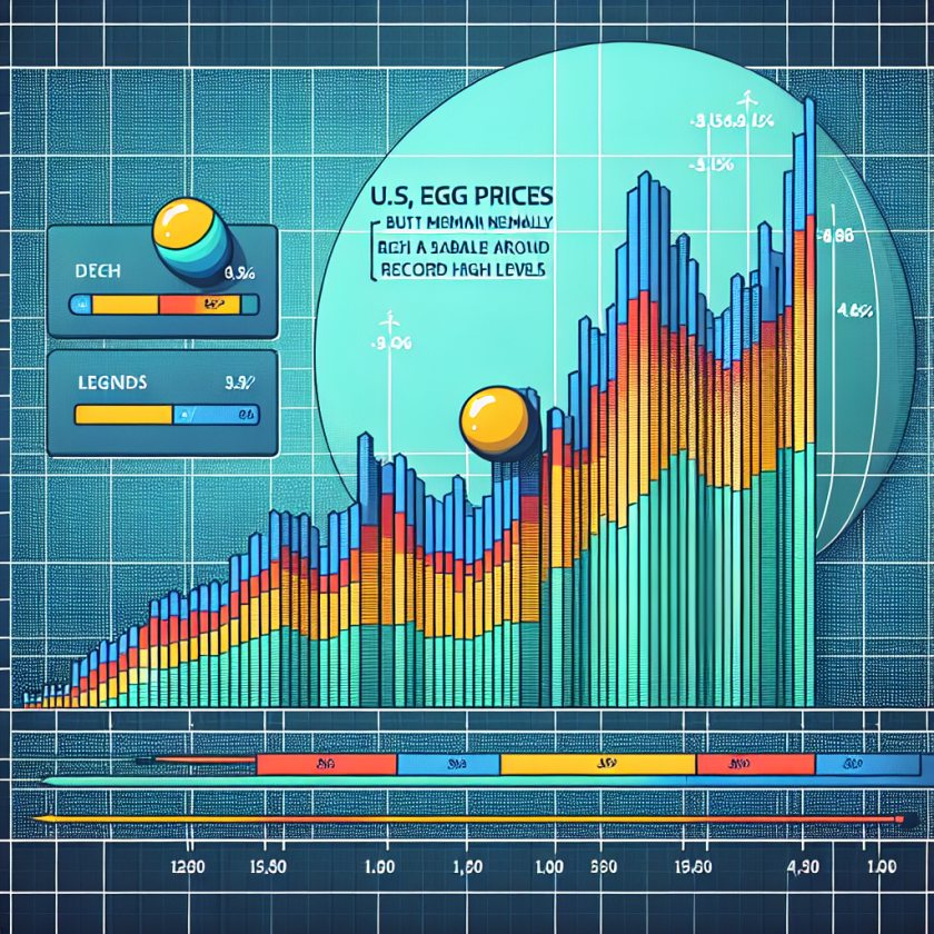 US Egg Prices Drop Slightly but Stay Close to Record Levels
