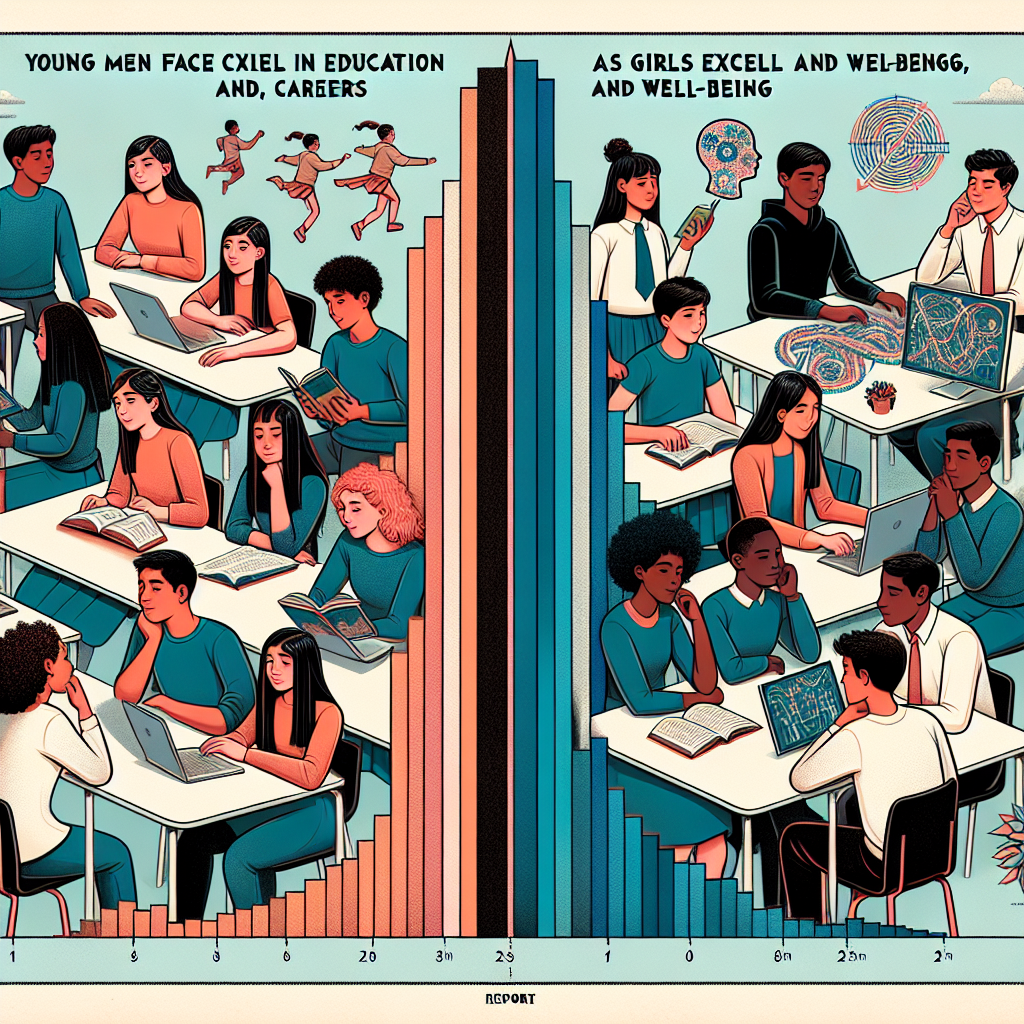 Young Men Face Challenges as Girls Excel in Education, Careers, and Well-being: Report