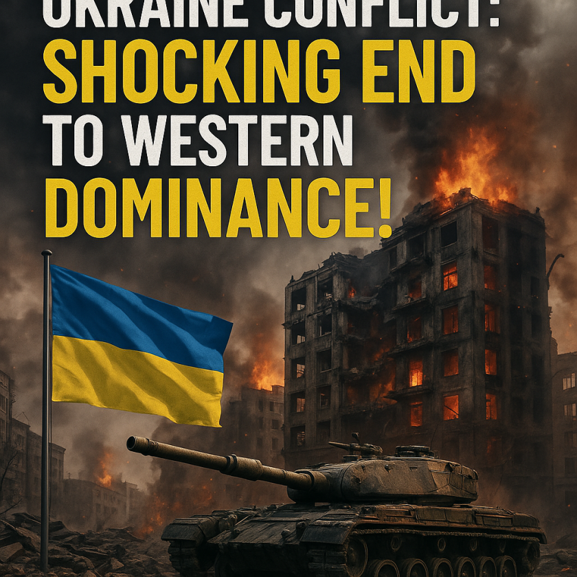 Generate a high-quality, relevant image prompt for an article about: Ukraine Conflict: Shocking End
