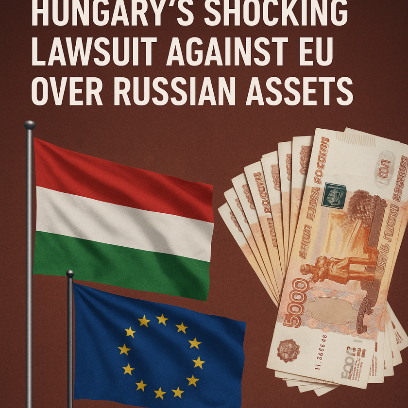 Generate a high-quality, relevant image prompt for an article about: Hungary’s Shocking Lawsuit Agai