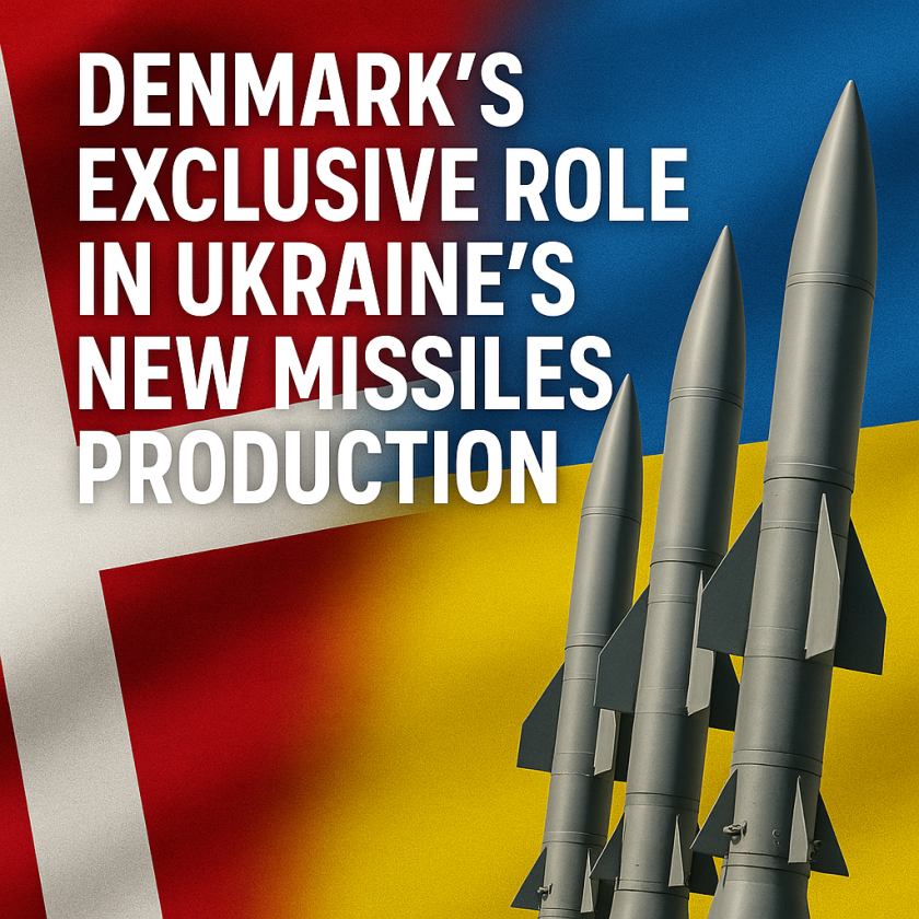 Generate a high-quality, relevant image prompt for an article about: Denmark’s Exclusive Role in Ukr