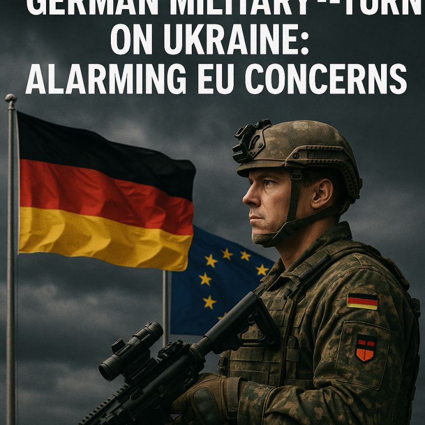 Generate a high-quality, relevant image prompt for an article about: German Military U-Turn on Ukrai