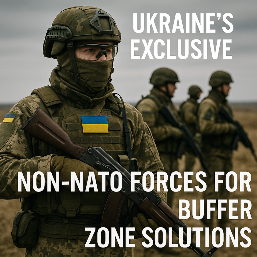 Generate a high-quality, relevant image prompt for an article about: Ukraine’s Exclusive Non-NATO