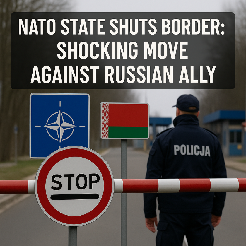 Generate a high-quality, relevant image prompt for an article about: NATO State Shuts Border: Shocki