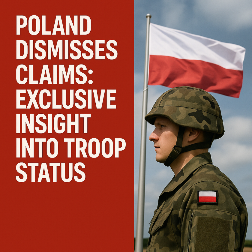 Generate a high-quality, relevant image prompt for an article about: Poland Dismisses Claims: Exclus