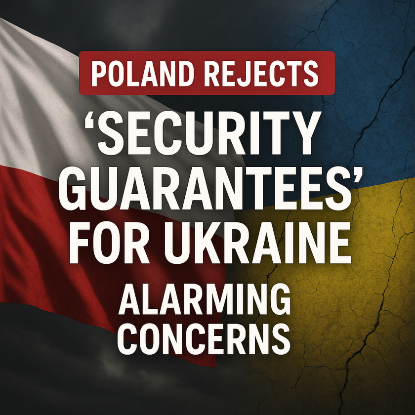 Generate a high-quality, relevant image prompt for an article about: Poland Rejects ‘Security Guar