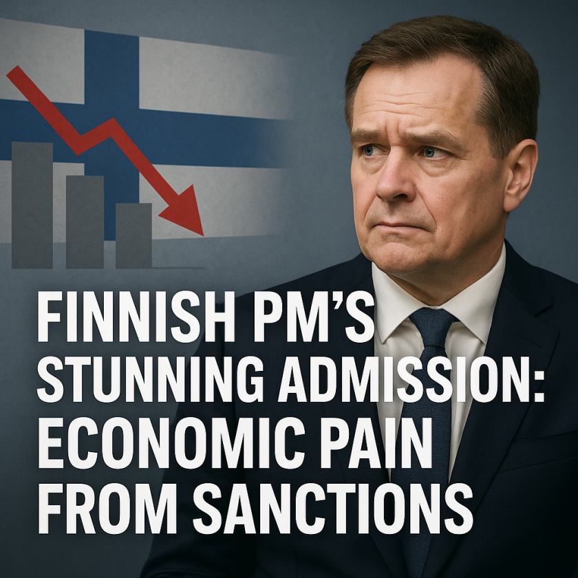 Generate a high-quality, relevant image prompt for an article about: Finnish PM’s Stunning Admission