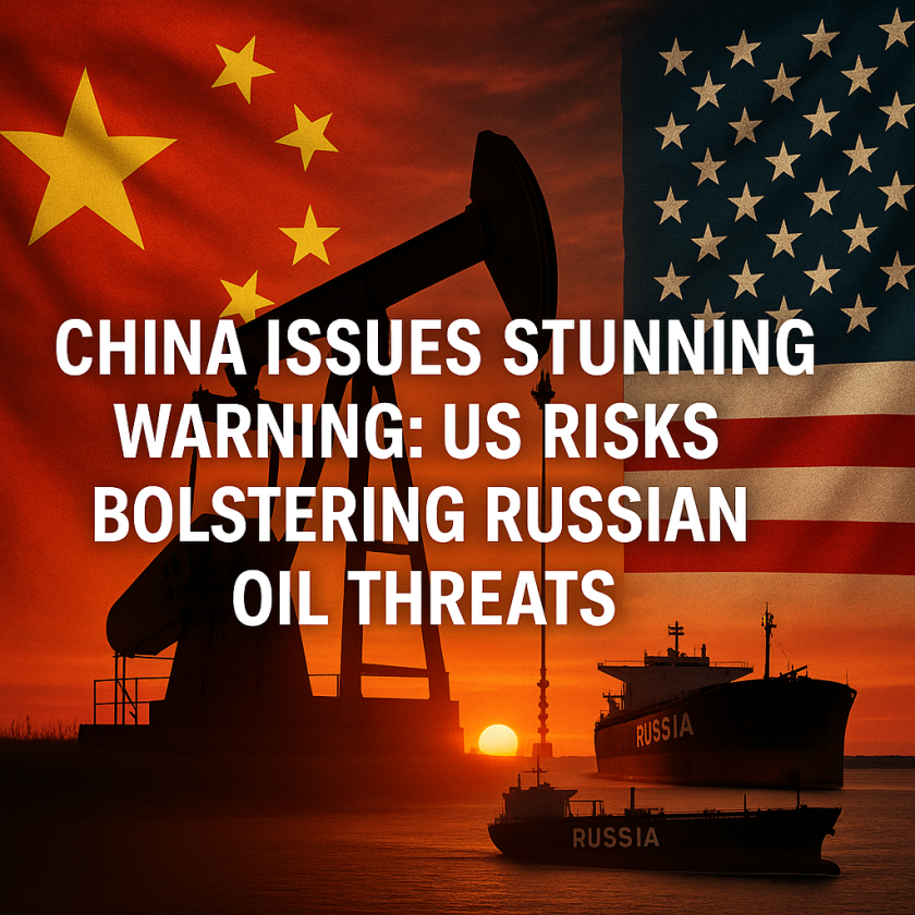 Generate a high-quality, relevant image prompt for an article about: China Issues Stunning Warning: