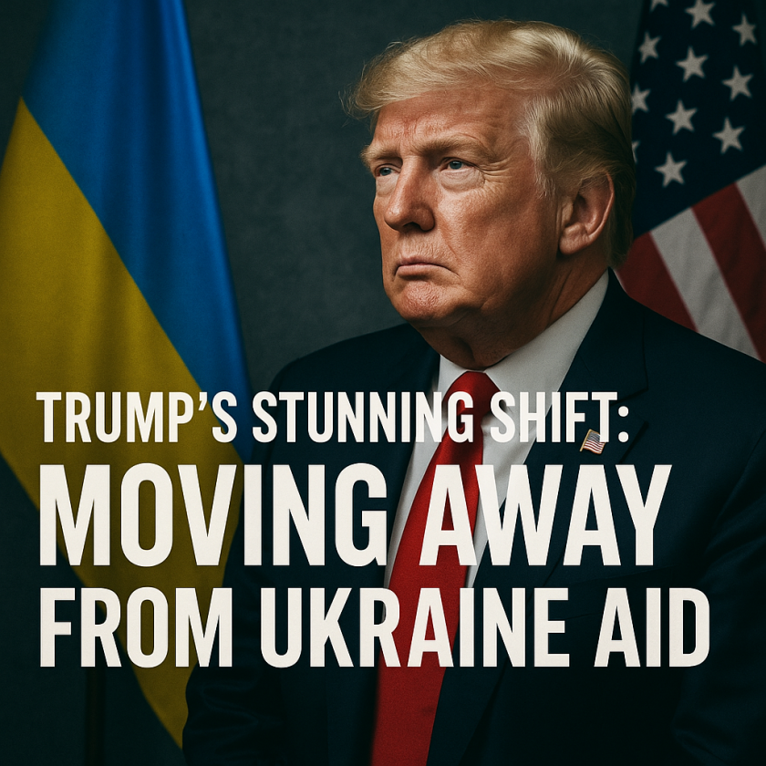 Generate a high-quality, relevant image prompt for an article about: Trump’s Stunning Shift: Moving