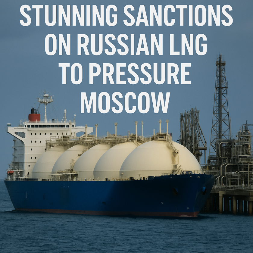 Generate a high-quality, relevant image prompt for an article about: Stunning Sanctions on Russian L