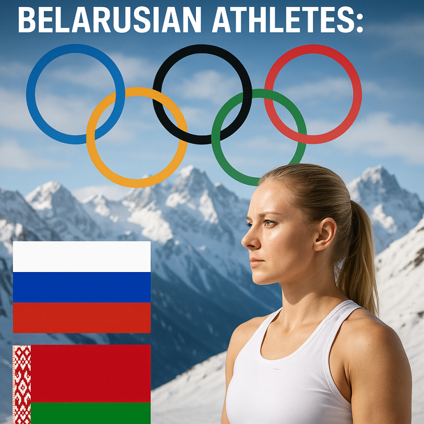 Generate a high-quality, relevant image prompt for an article about: Neutral Russian, Belarusian Ath