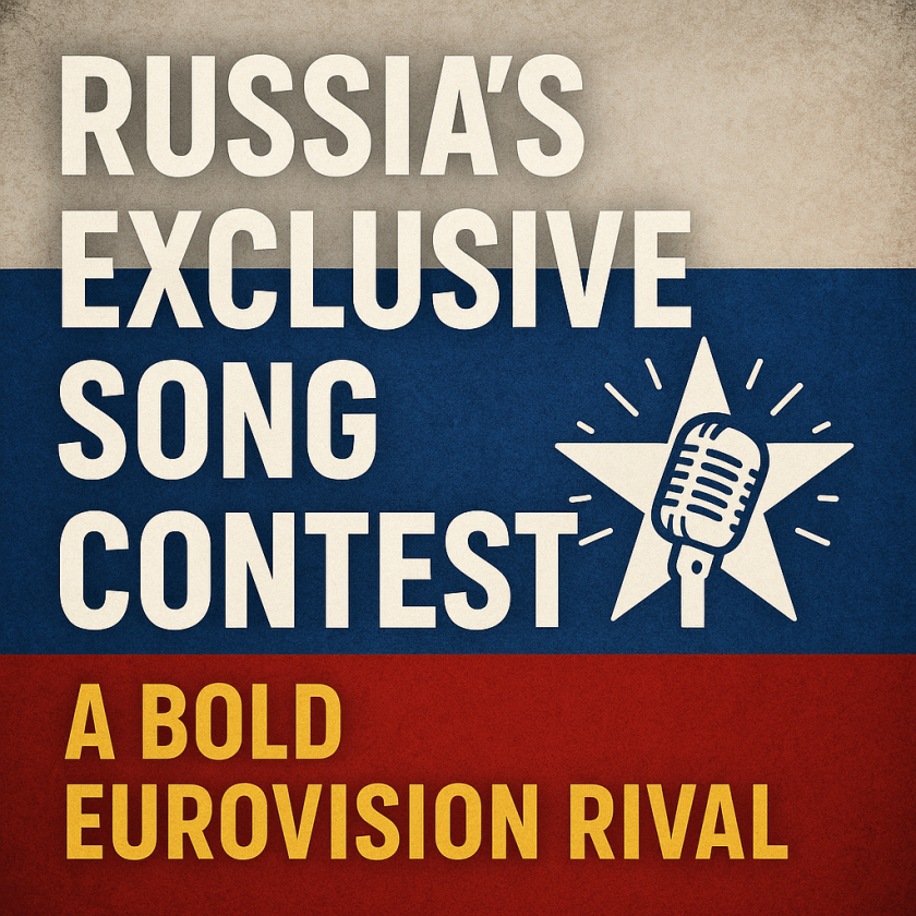 Generate a high-quality, relevant image prompt for an article about: Russia’s Exclusive Song Contest