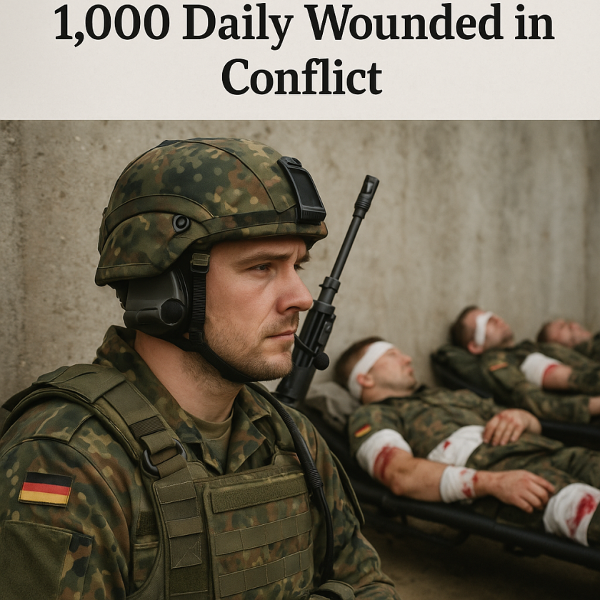 Generate a high-quality, relevant image prompt for an article about: German Army’s Exclusive Warning