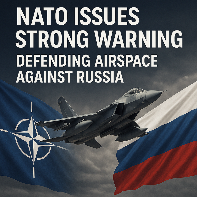 Generate a high-quality, relevant image prompt for an article about: NATO Issues Strong Warning: Def
