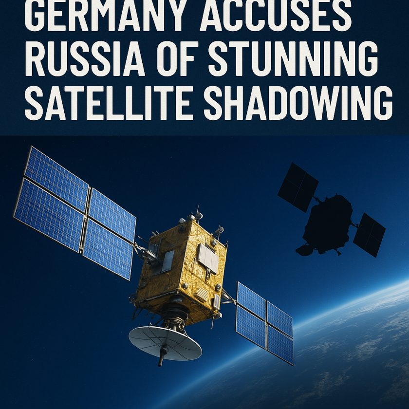 Generate a high-quality, relevant image prompt for an article about: Germany Accuses Russia of Stunn