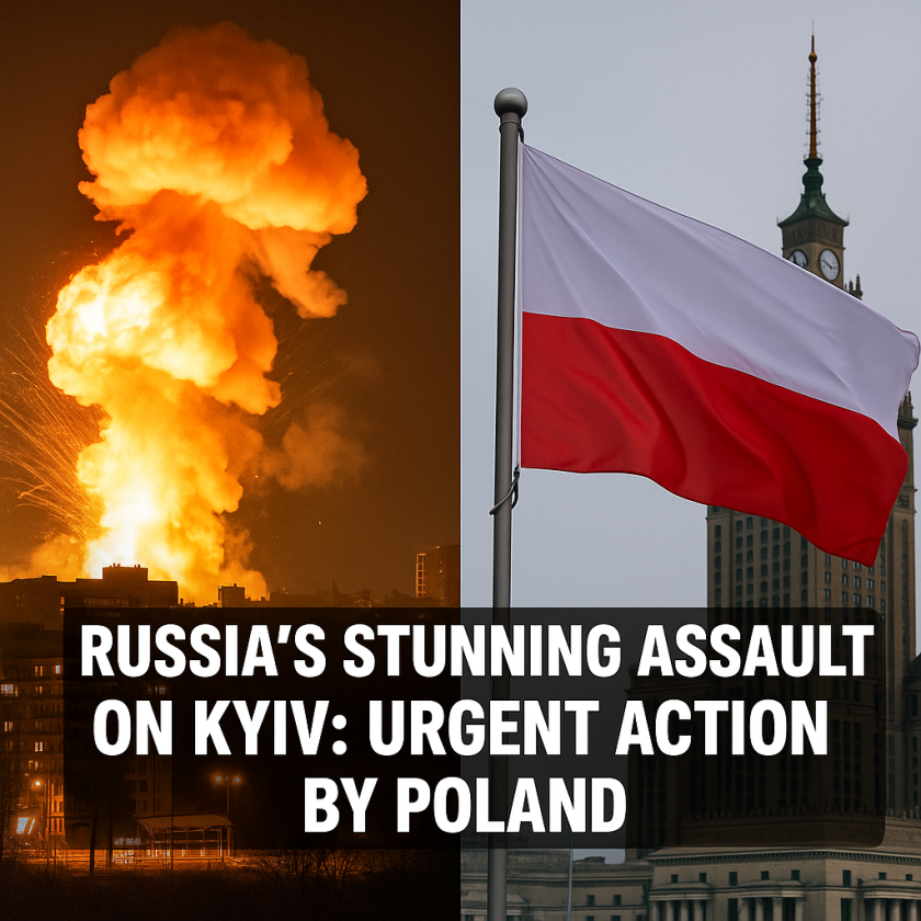 Generate a high-quality, relevant image prompt for an article about: Russia’s Stunning Assault on Ky