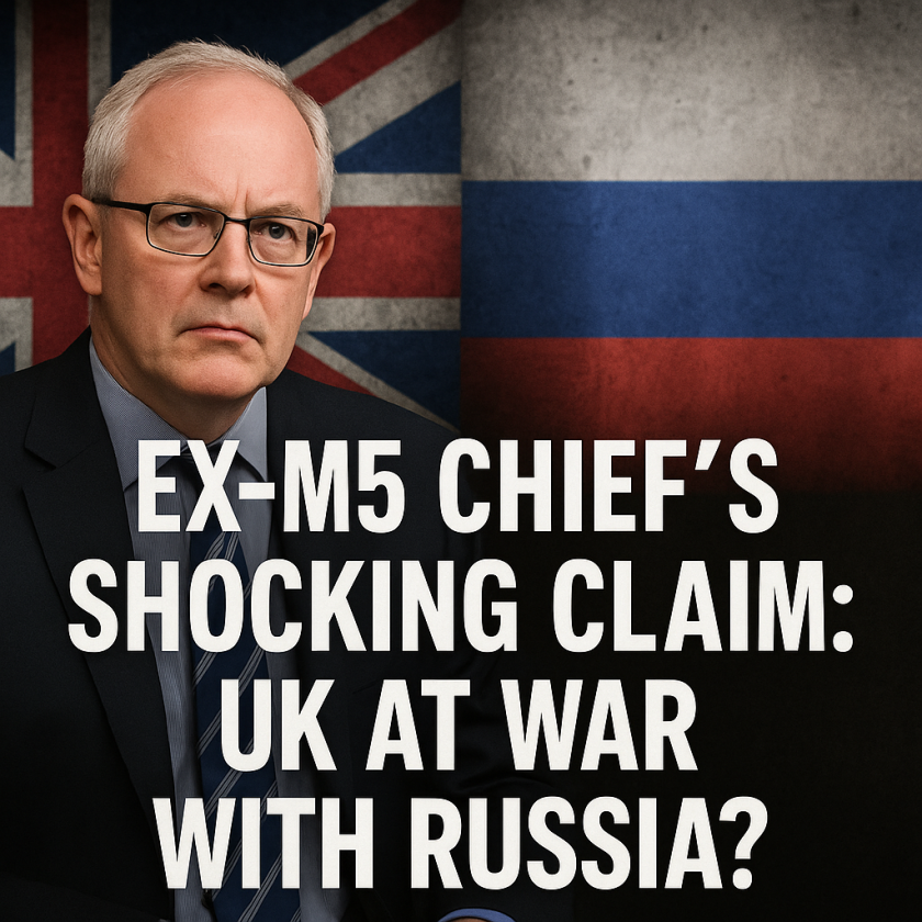 Generate a high-quality, relevant image prompt for an article about: Ex-MI5 Chief’s Shocking Claim