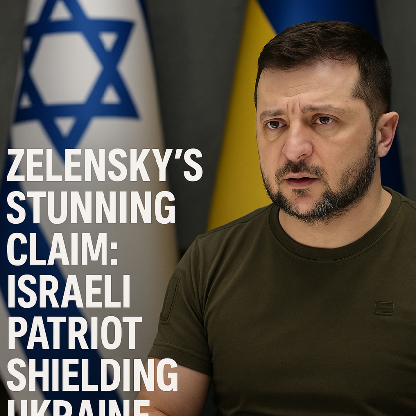 Generate a high-quality, relevant image prompt for an article about: Zelensky’s Stunning Claim: Isra