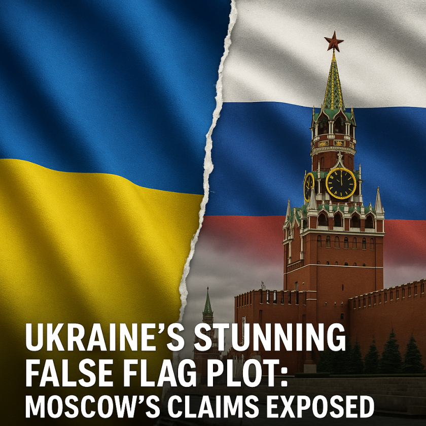 Generate a high-quality, relevant image prompt for an article about: Ukraine’s Stunning False Flag P