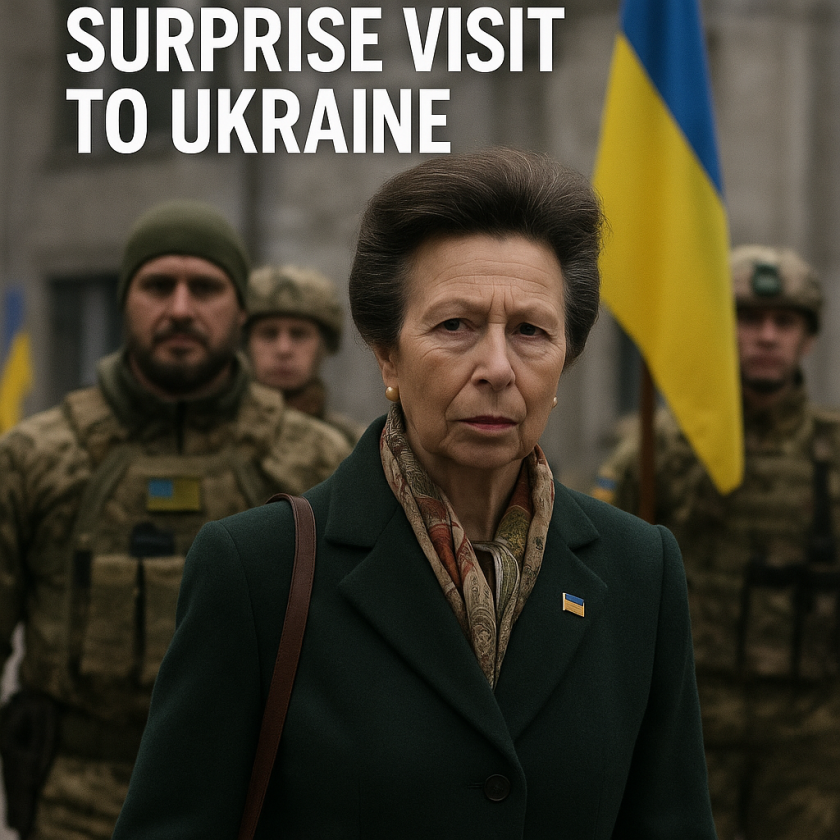Generate a high-quality, relevant image prompt for an article about: Princess Anne’s Stunning Surpri
