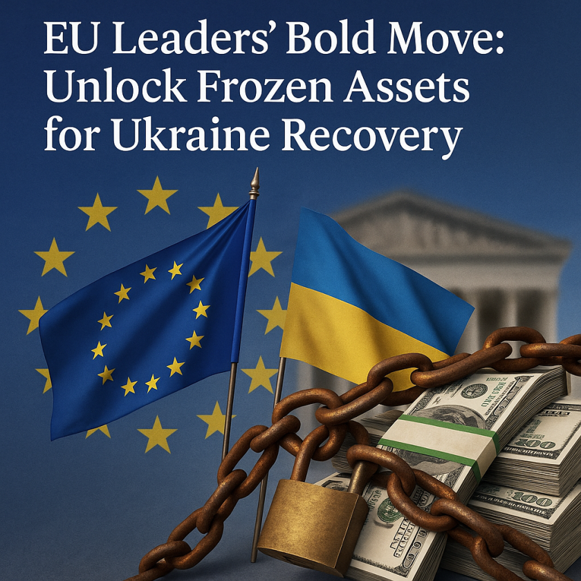 Generate a high-quality, relevant image prompt for an article about: EU Leaders’ Bold Move: Unlock F