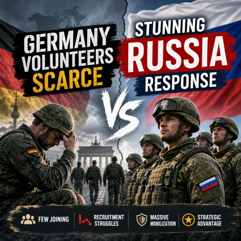Illustration of Germany Volunteers Scarce: Stunning Russia Response