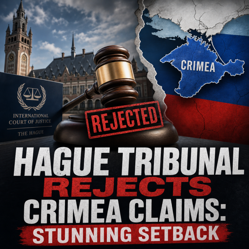 Illustration of Hague Tribunal Rejects Crimea Claims: Stunning Setback
