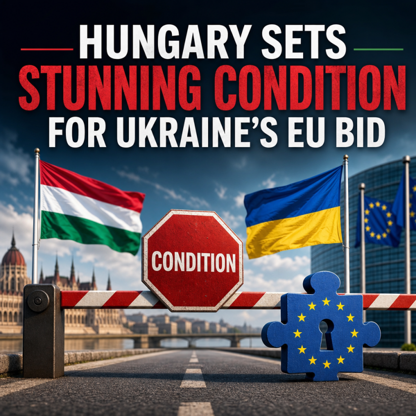 Illustration of Hungary Sets Stunning Condition for Ukraine’s EU Bid