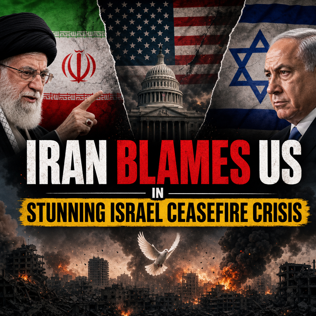 Illustration of Iran Blames US in Stunning Israel Ceasefire Crisis