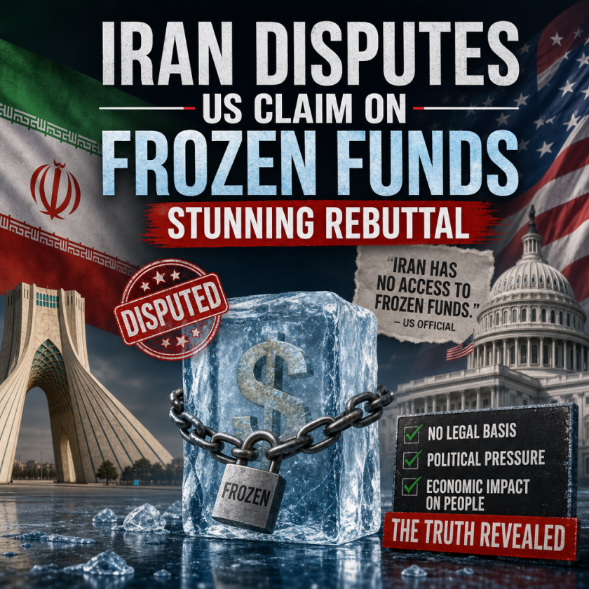 Illustration of Iran Disputes US Claim on Frozen Funds: Stunning Rebuttal