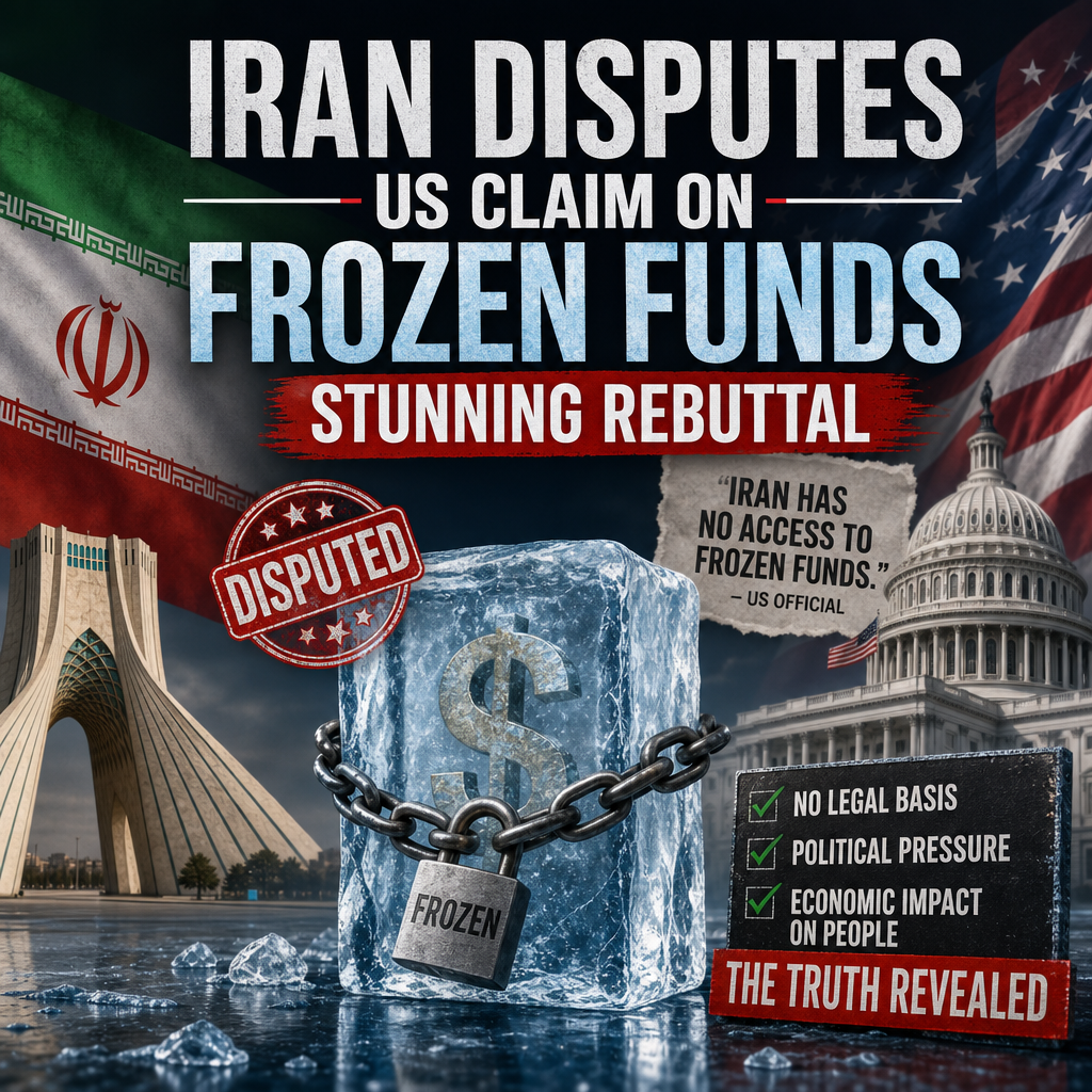 Illustration of Iran Disputes US Claim on Frozen Funds: Stunning Rebuttal