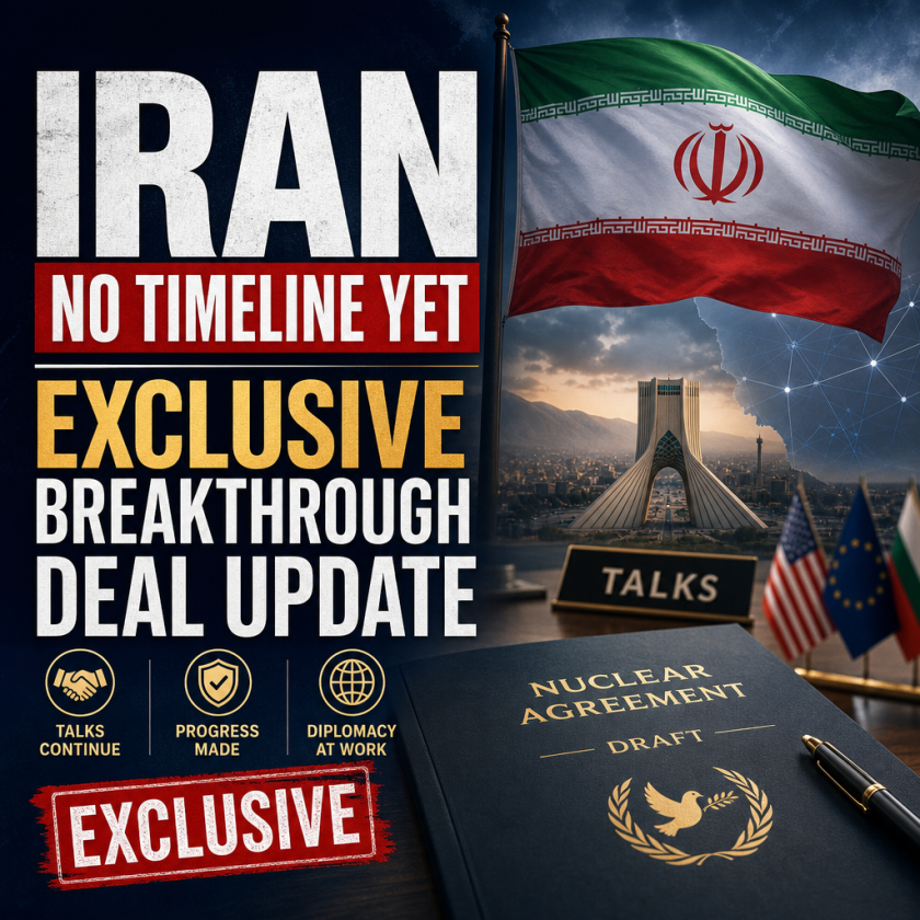 Illustration of Iran No Timeline Yet: Exclusive Breakthrough Deal Update