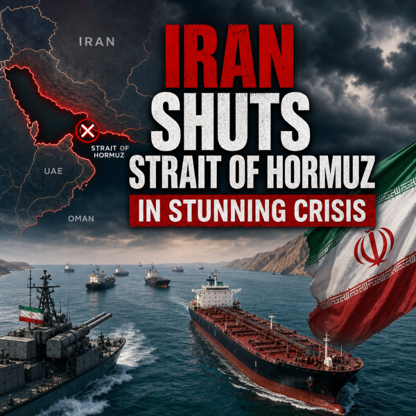 Illustration of Iran Shuts Strait of Hormuz in Stunning Crisis