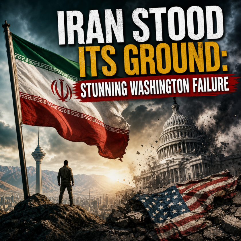 Illustration of Iran Stood Its Ground: Stunning Washington Failure